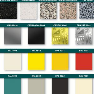 Paint-Granite-Stainless Steel Kinds